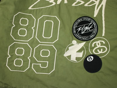 Chamarra Bomber Nike x Stussy Dupla Face Verde
