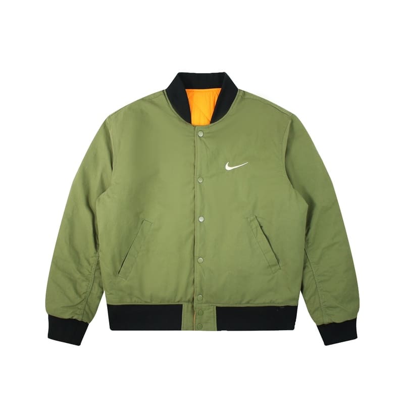 Chamarra Bomber Nike x Stussy Dupla Face Verde
