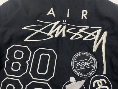 Chamarra Bomber Nike x Stussy Dupla Face Preta