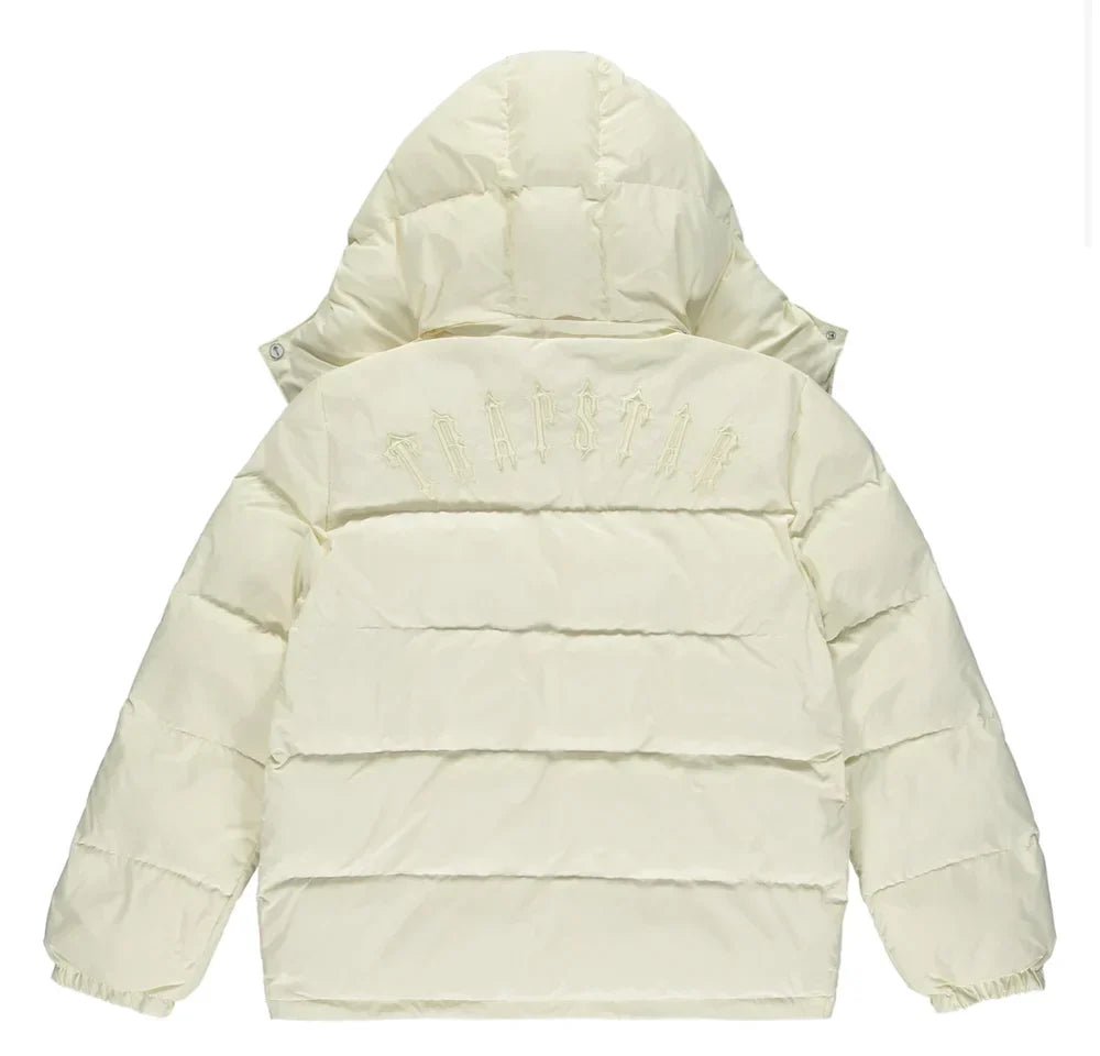 Chamarra Puffer Trapstar Irongate Hooded Cream