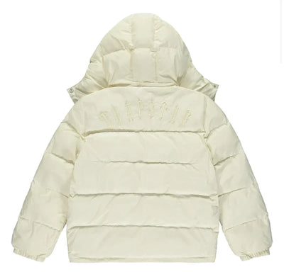 Chamarra Puffer Trapstar Irongate Hooded Cream