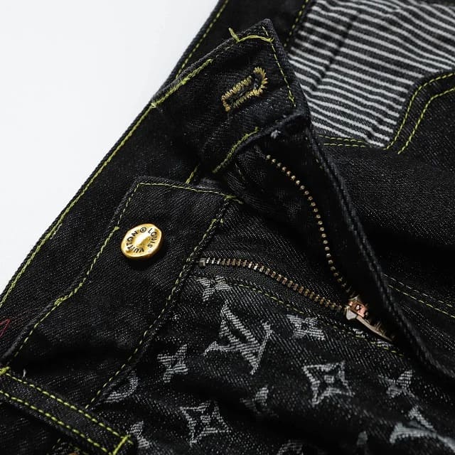 Pantalón Louis Vuitton x Nigo Monogram Patchwork Denim