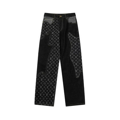 Pantalón Louis Vuitton x Nigo Monogram Patchwork Denim