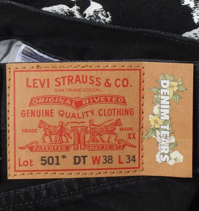 Pantalón Denim Tears x Levi's Cotton Wreath Jean Black